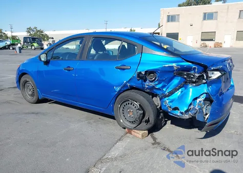 2020 Nissan Versa S Xtronic Cvt z USA, uszkodzony, nr VIN 3N1CN8DV8LL800168